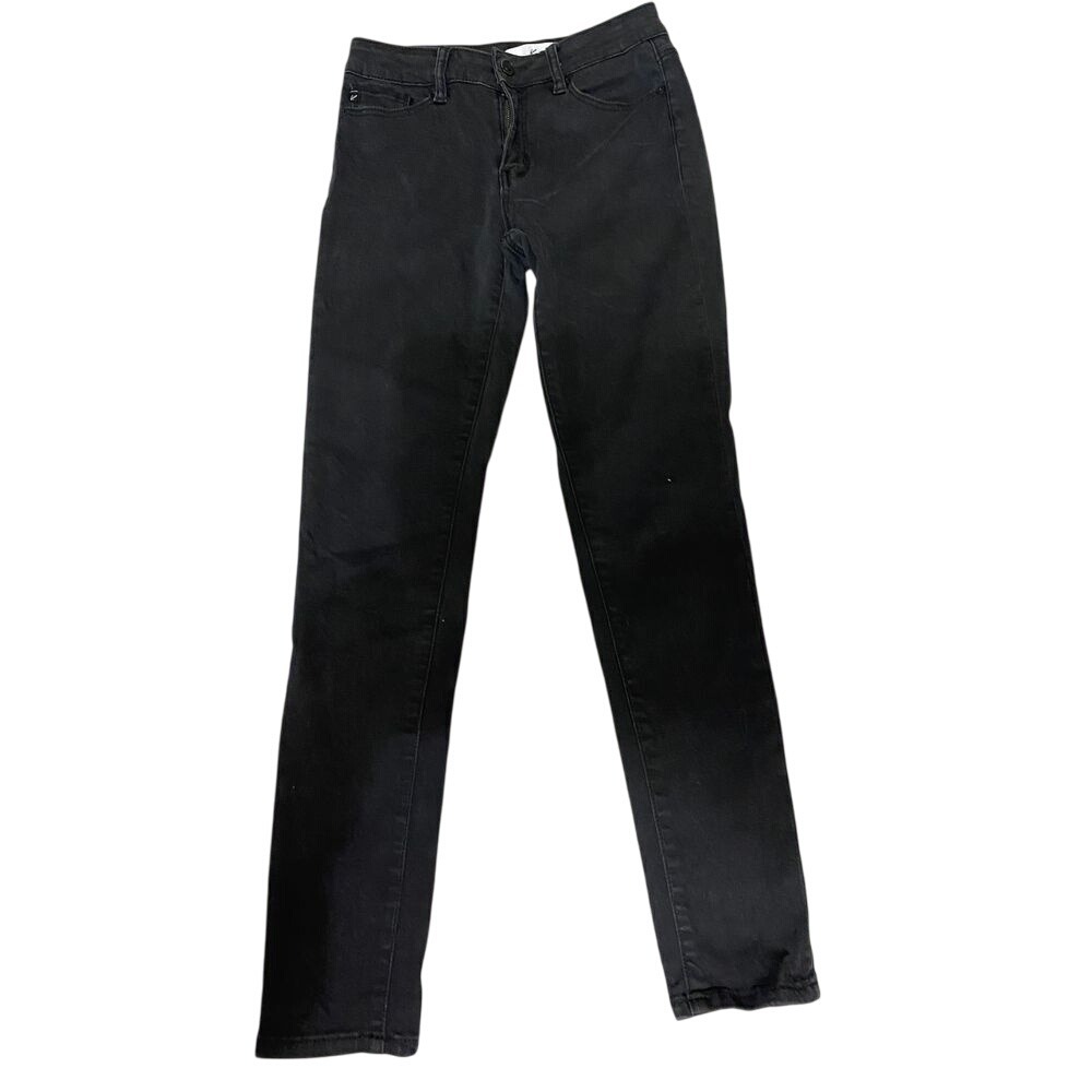 KanCan Women's Size 7 Sleek Black‎ Skinny Jeans Casual Chic Gothic